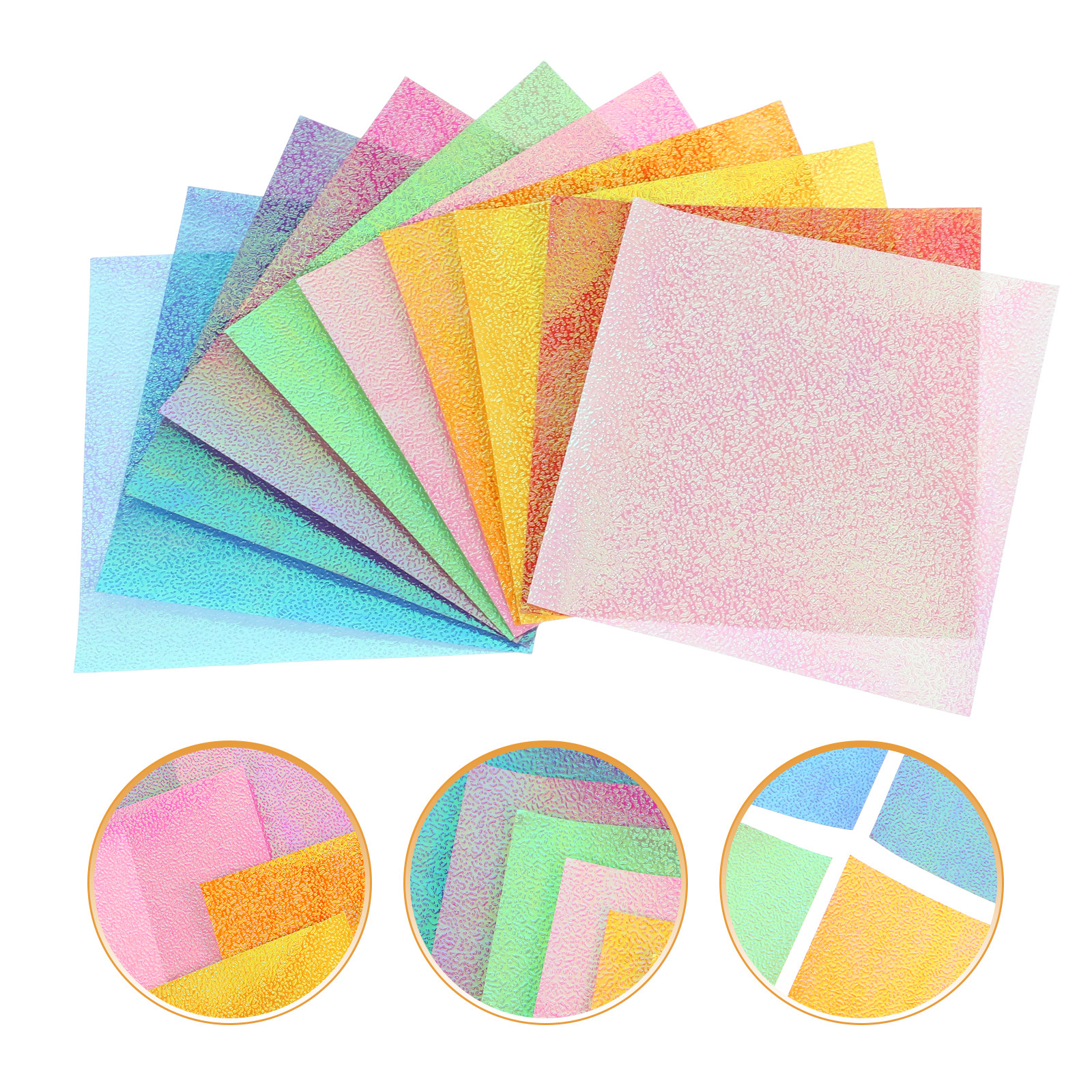 Art Craft With Paper - 50Pcs Pearl Handmade Origami Paper Colorful
