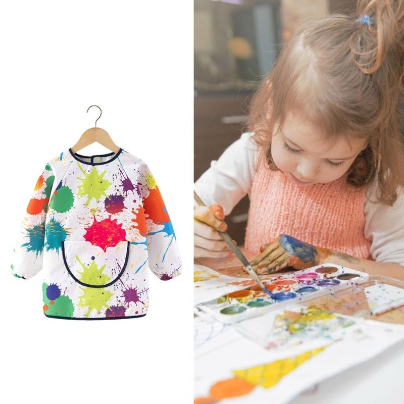 Art Craft Toddlers - Y1UB 2Pieces Children Art Smock Kids