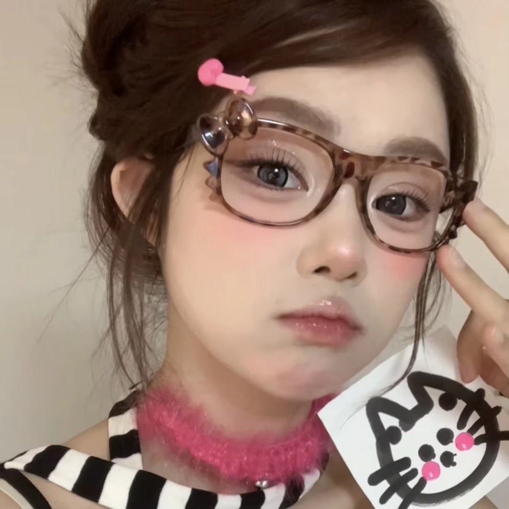 Art Craft Glasses - Kawaii Glasses Retro Anime KtEyewear Decorative