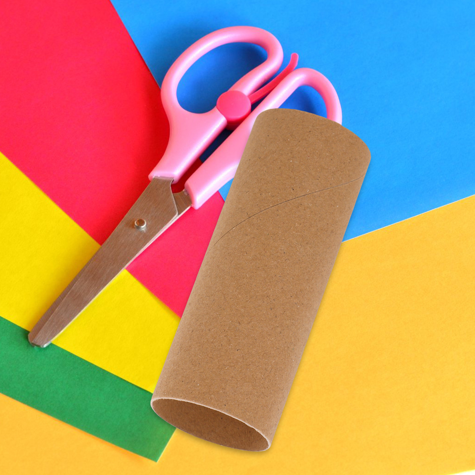 Art Craft School - 20Pcs DIY Paper Tubes Round Cardboard