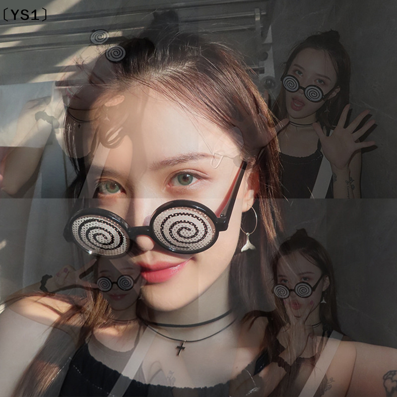 Art Craft Glasses - 〔YS1〕New Cosplay Glasses Vertigo Pattern Funny