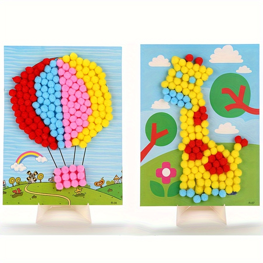 Art Craft School - 3Pcs DIY Plush Ball Art Kit