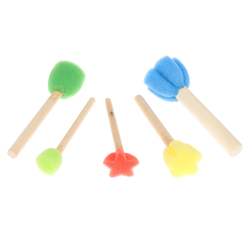 Art Craft Toddlers - Kids Toddler Sponge Stamp Brush Kits