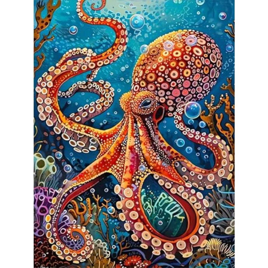 Art Craft Kits For Adults - Octopus Diamond Art Kits for Adults,