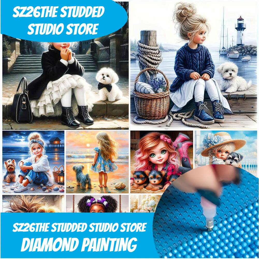 Art Craft Resin - Sz26The Studded Diy Diamond Mosaic Portrait