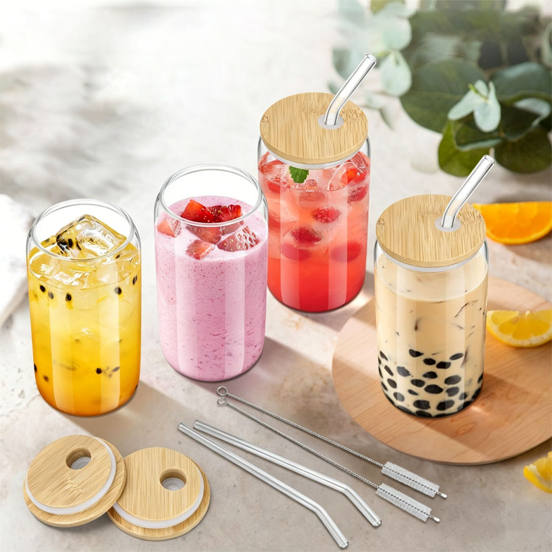 Art Craft Glasses - 12 Pack Can Shaped Glass Cups