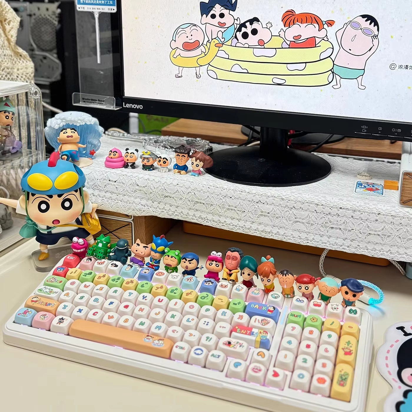 Art Craft Store - Crayon Shin-chan MOA Keycap Cute Cartoon