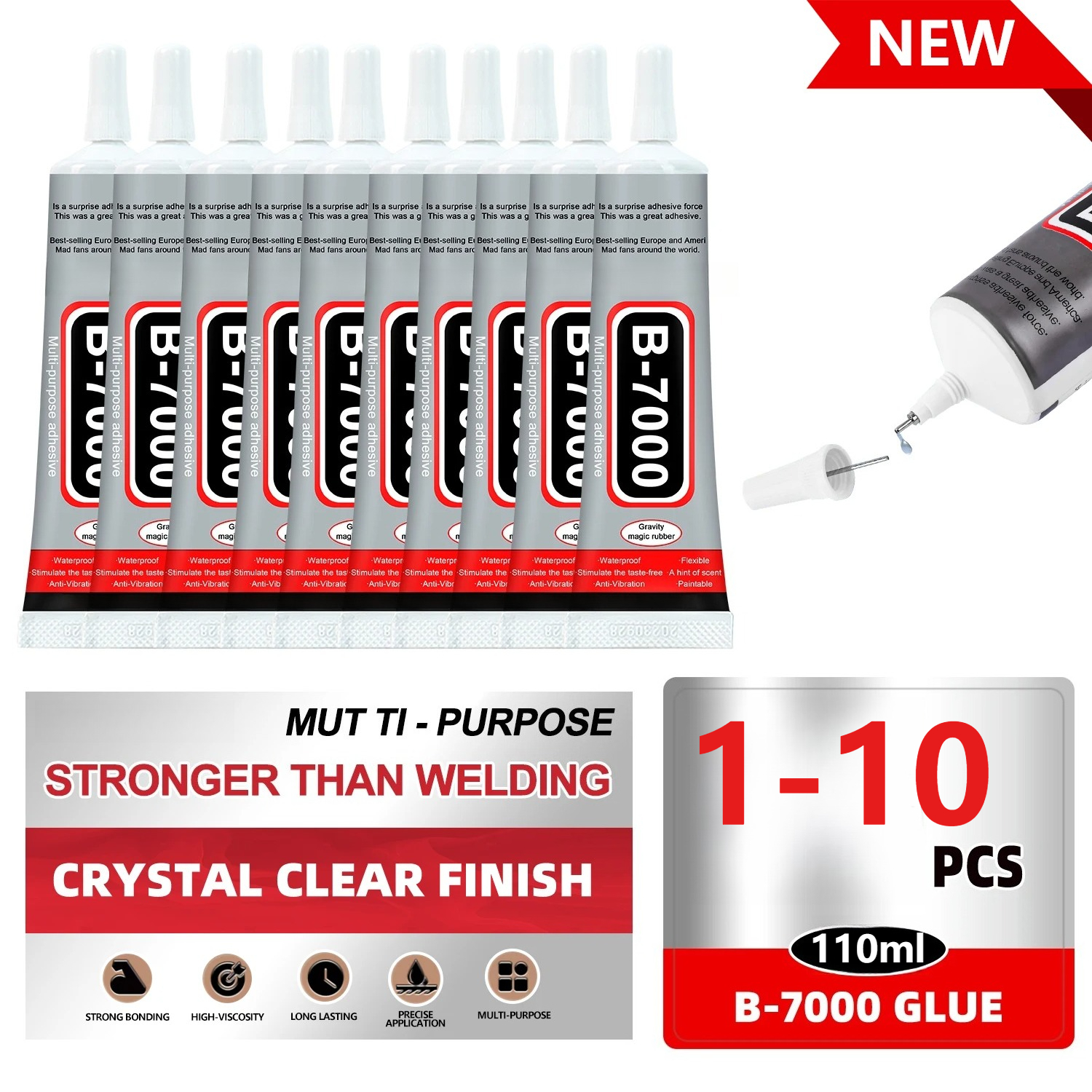 Art Craft Store - Super Glue B-7000 Loolifl 1-10Pcs Safety