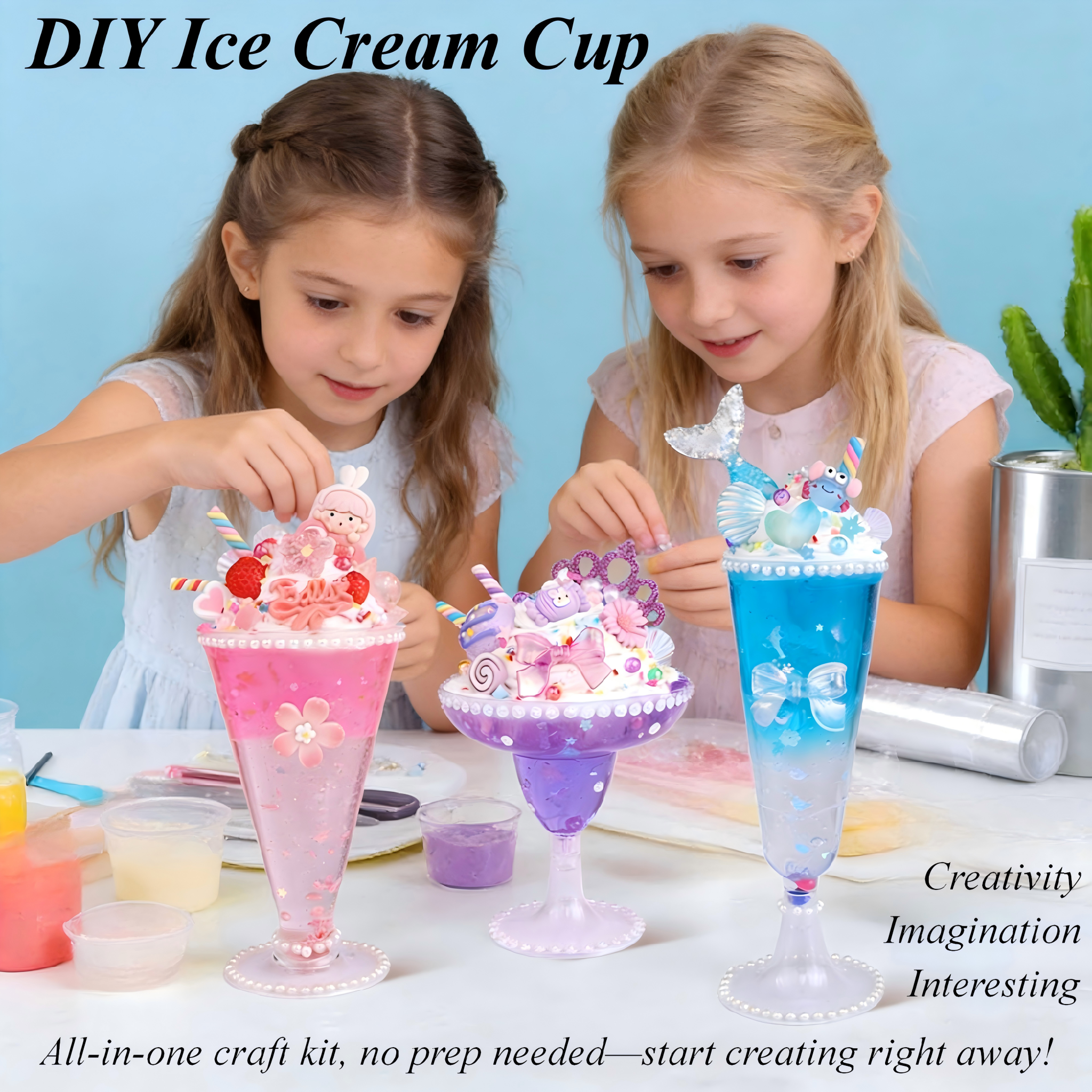 Art Craft Glue - DIY Cream Glue Ice Cream Cup