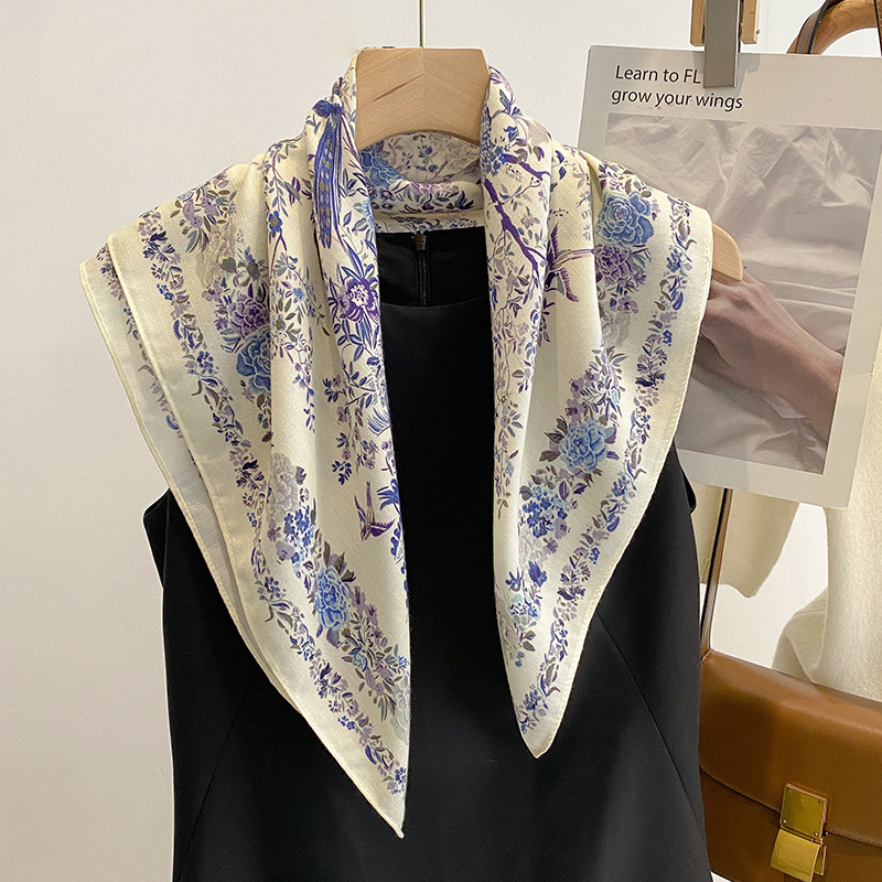 1PCS 70cm Leaf Pattern Silk Sc - Art Craft Bag avaliação e preço