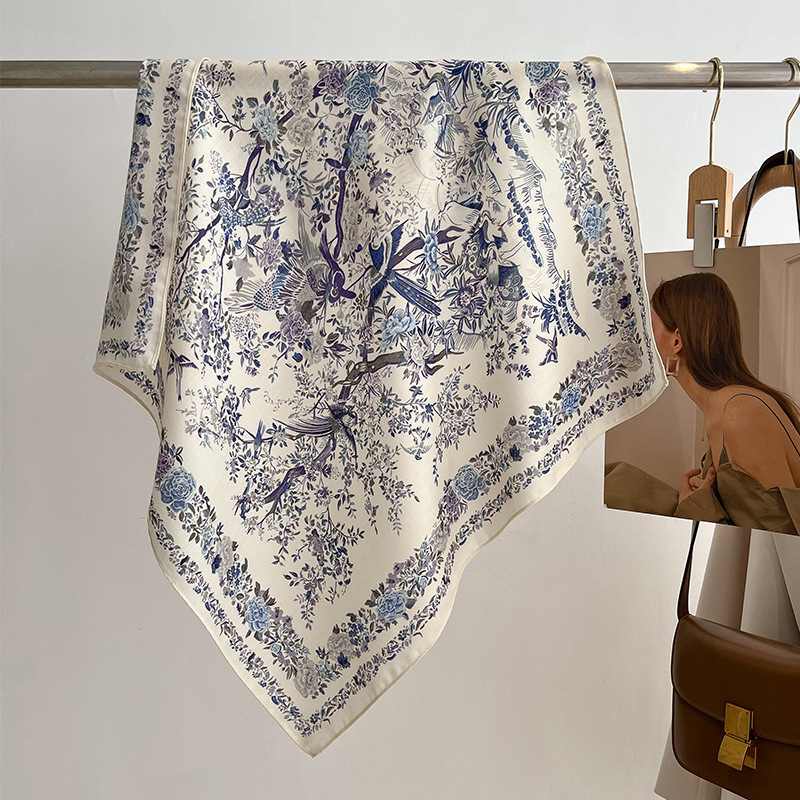 1PCS 70cm Leaf Pattern Silk Sc - Art Craft Bag avaliação e preço