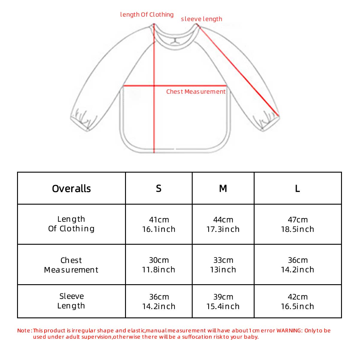 Kids Baby Long Sleeved PU Bibs - Art Craft 3 Year Old avaliação e preço
