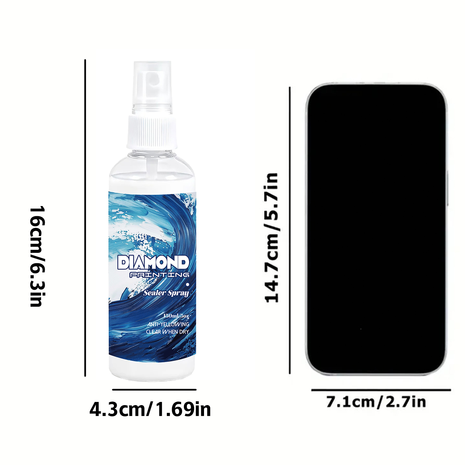 150ml Diamond Painting Sealant - Art Craft Glue avaliação e preço