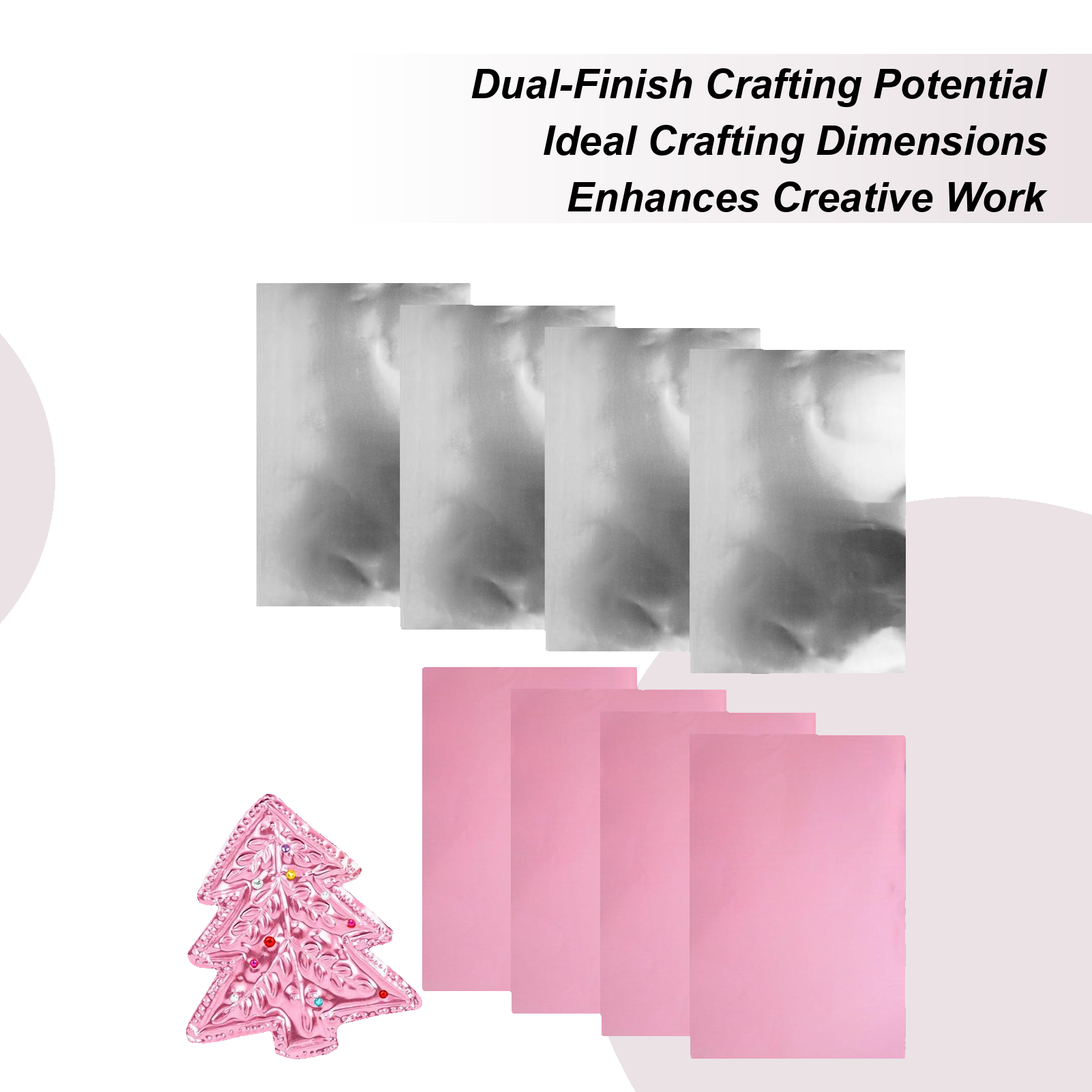 Embossing Foil 8 Pieces Alumin - Art Craft With Paper avaliação e preço