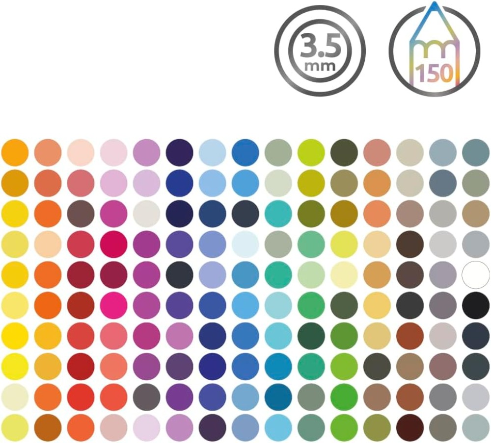 150 Colored Pencils Set, Soft  - Colored Pencil Professional avaliação e preço