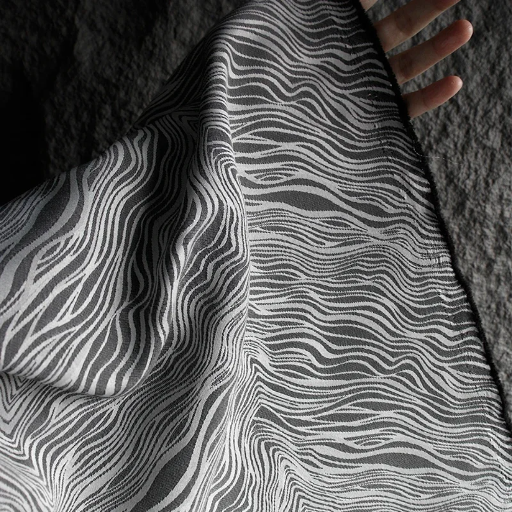 Jacquard Fabric Zebra Pattern  - Art Craft Upholstery avaliação e preço