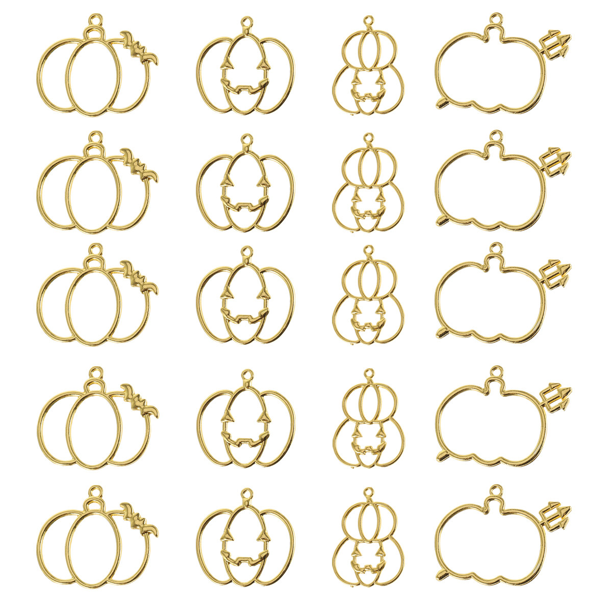 20Pcs DIY Pumpkin Resin Pendan - Art Craft Kit avaliação e preço