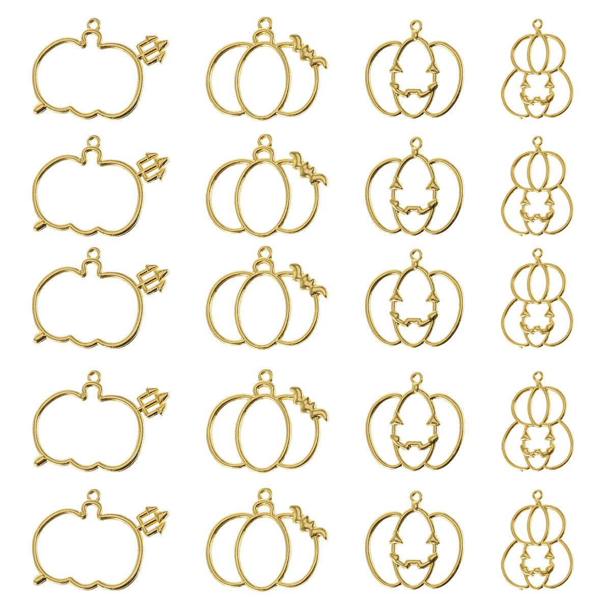 20Pcs DIY Pumpkin Resin Pendan - Art Craft Kit avaliação e preço