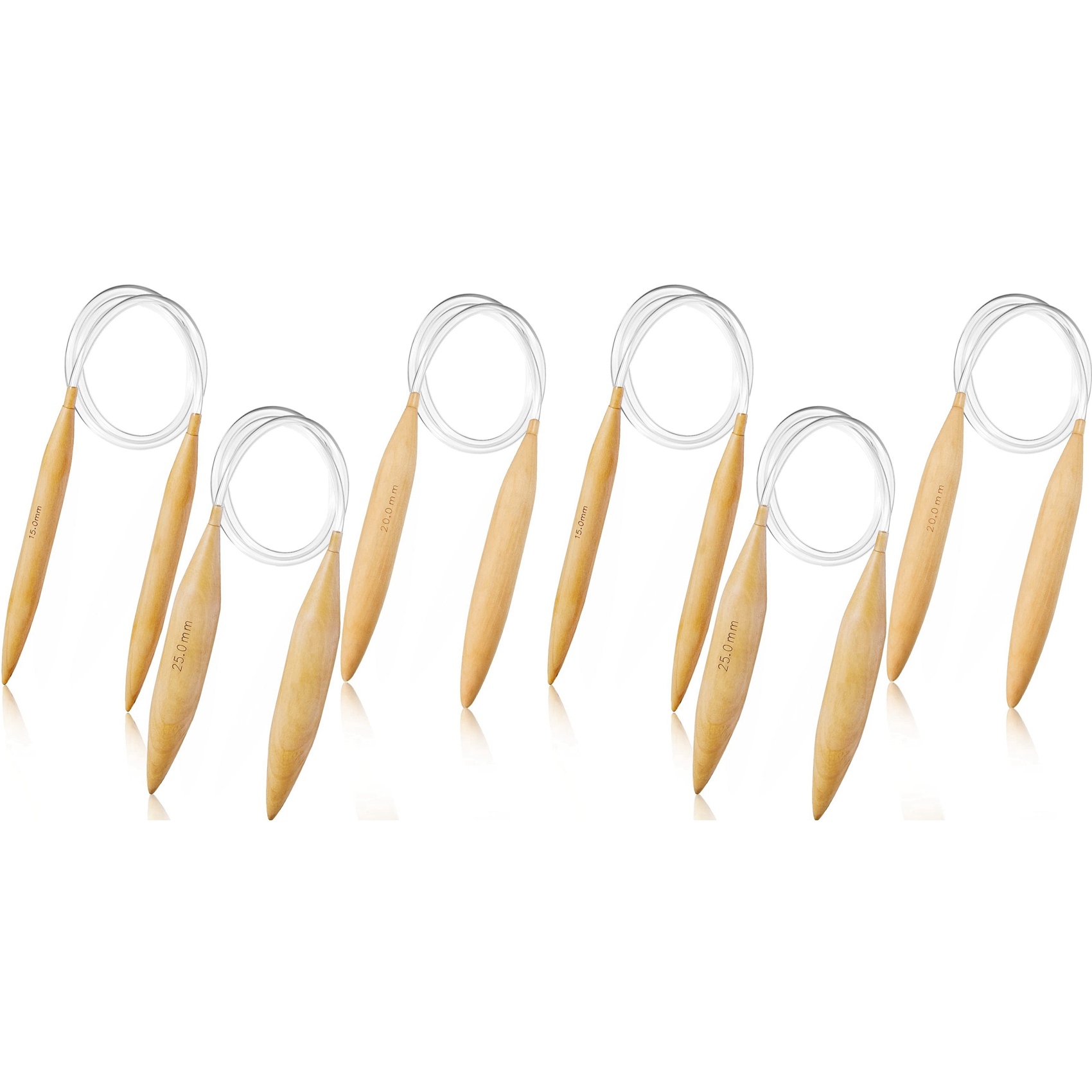 Professional 6X Bamboo Circula - Knitting Needle Circular avaliação e preço