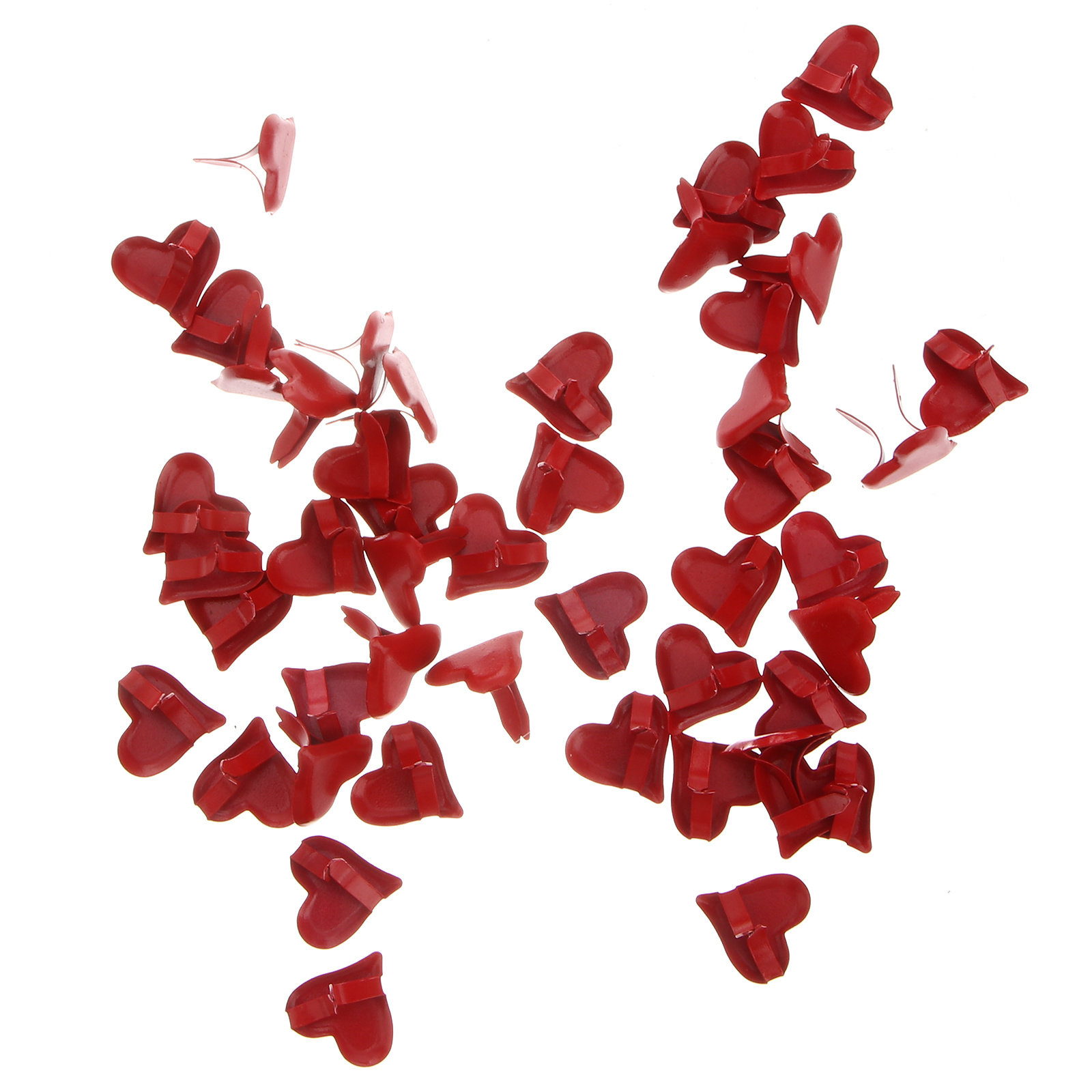 50Pcs Mini Brads Heart Shape P - Art Craft With Paper avaliação e preço