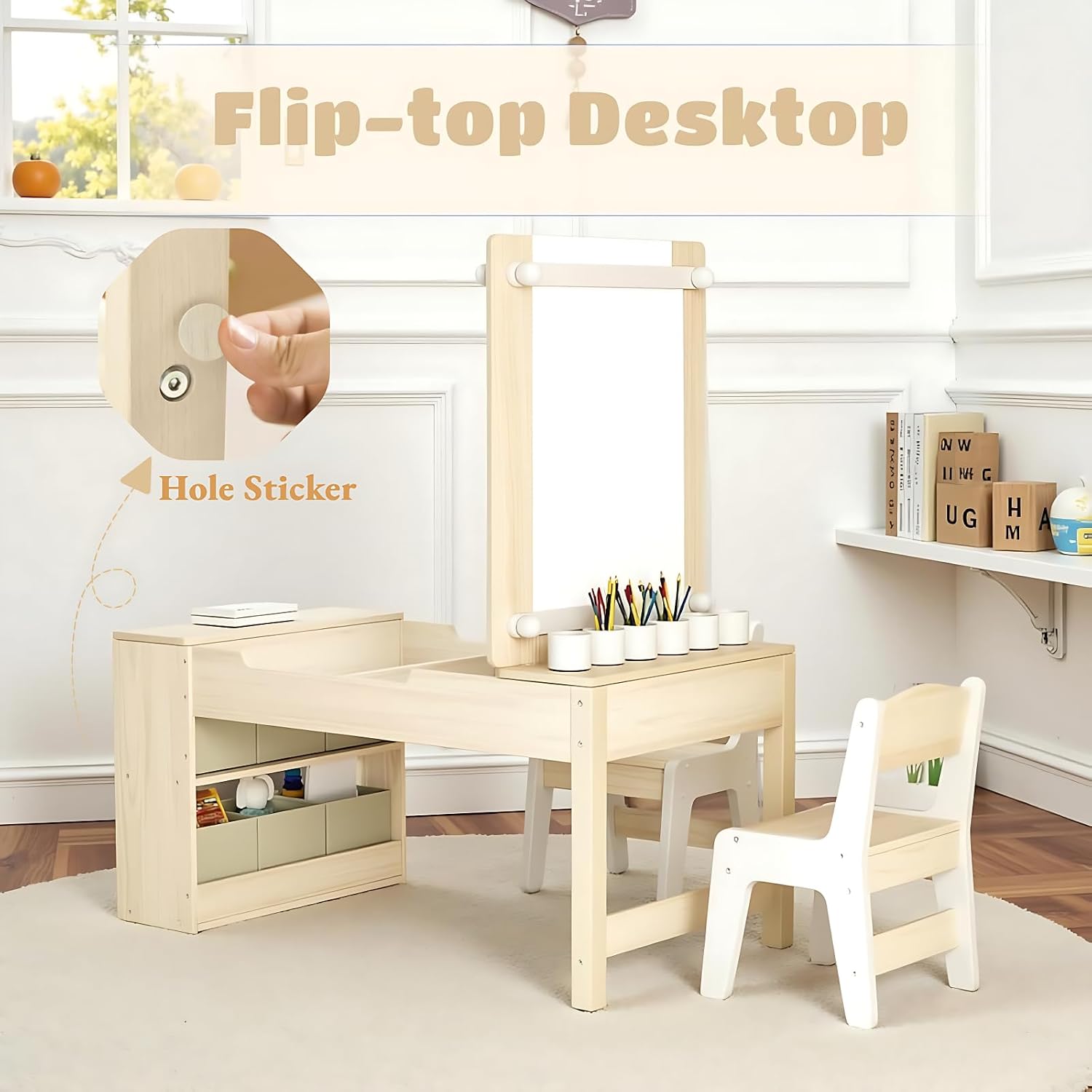Kids Art Table and Chairs Set, - Art Craft Toddlers avaliação e preço