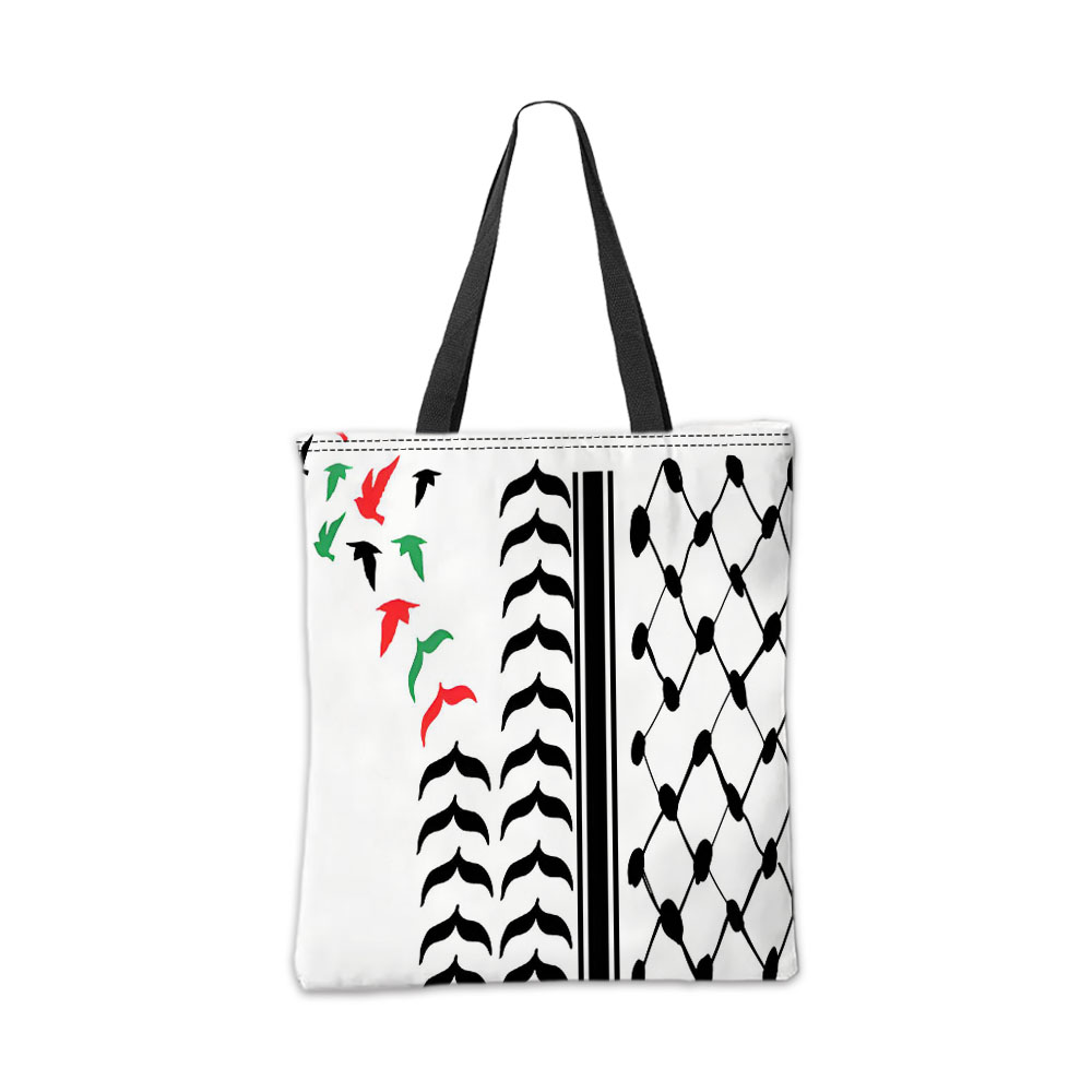 Red ,Black White Geometric Pat - Art Craft Bag avaliação e preço