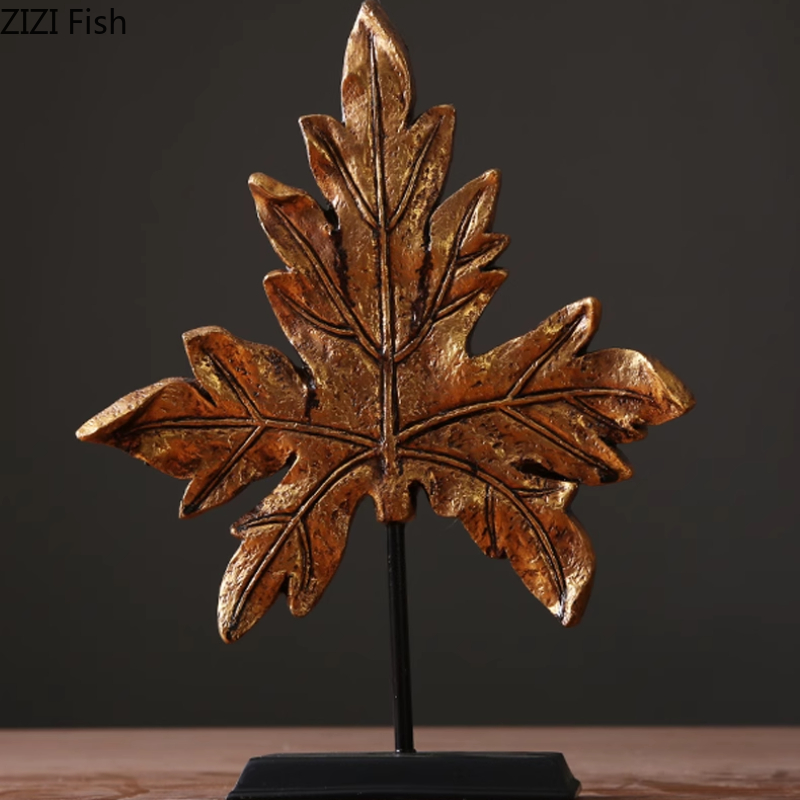 Resin Maple Leaf Ornament Desk - Exhibition Of Art And Craft avaliação e preço