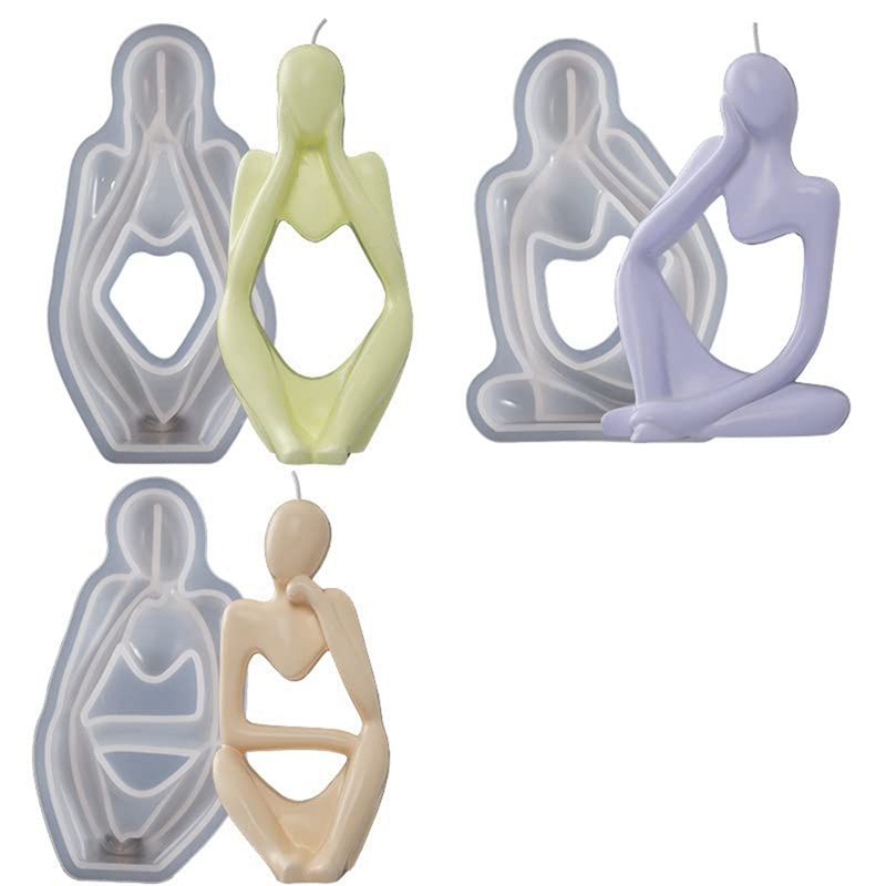 AA73 3 PCS Art Thinker Silicon - Art Craft Description avaliação e preço