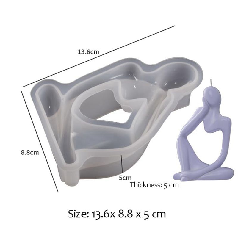 AA73 3 PCS Art Thinker Silicon - Art Craft Description avaliação e preço