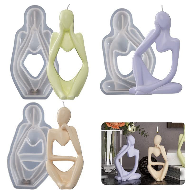 AA73 3 PCS Art Thinker Silicon - Art Craft Description avaliação e preço