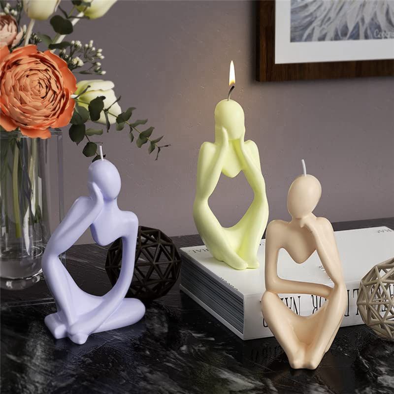 AA73 3 PCS Art Thinker Silicon - Art Craft Description avaliação e preço