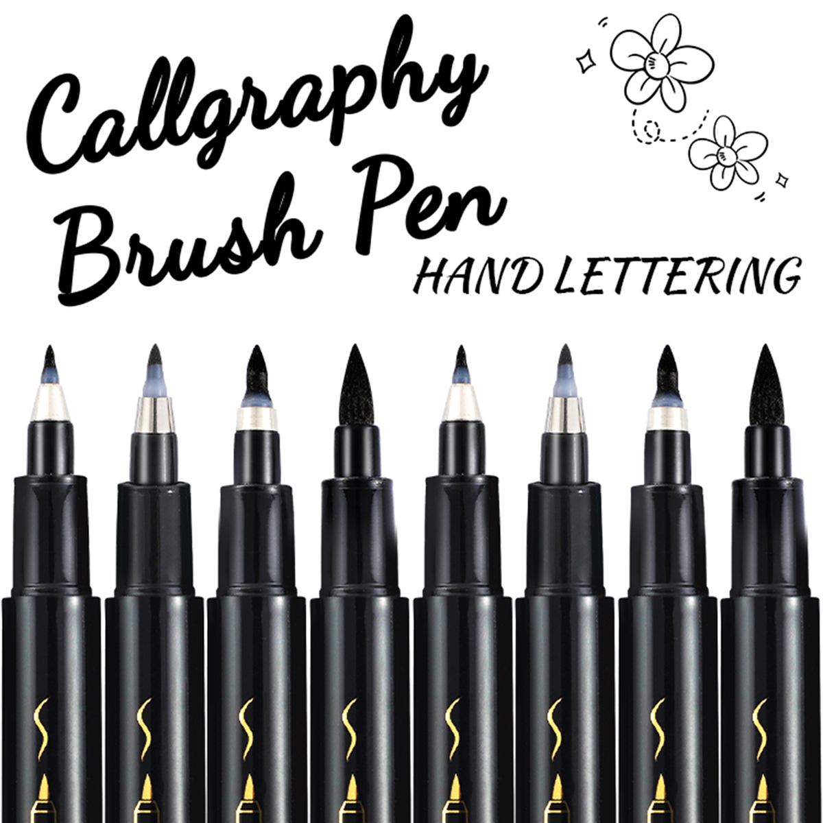 Black Calligraphy Art Marker B - Art Craft School avaliação e preço