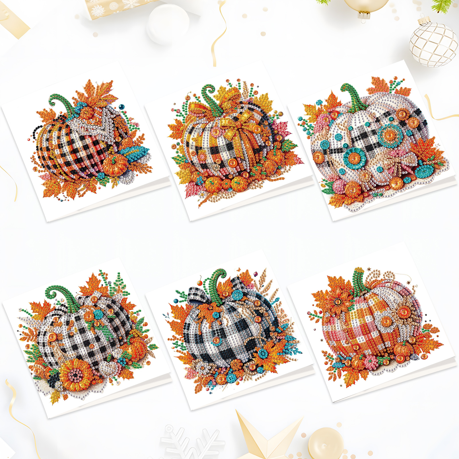 6Pcs Diamond Painting Greeting - Art Craft Kit avaliação e preço