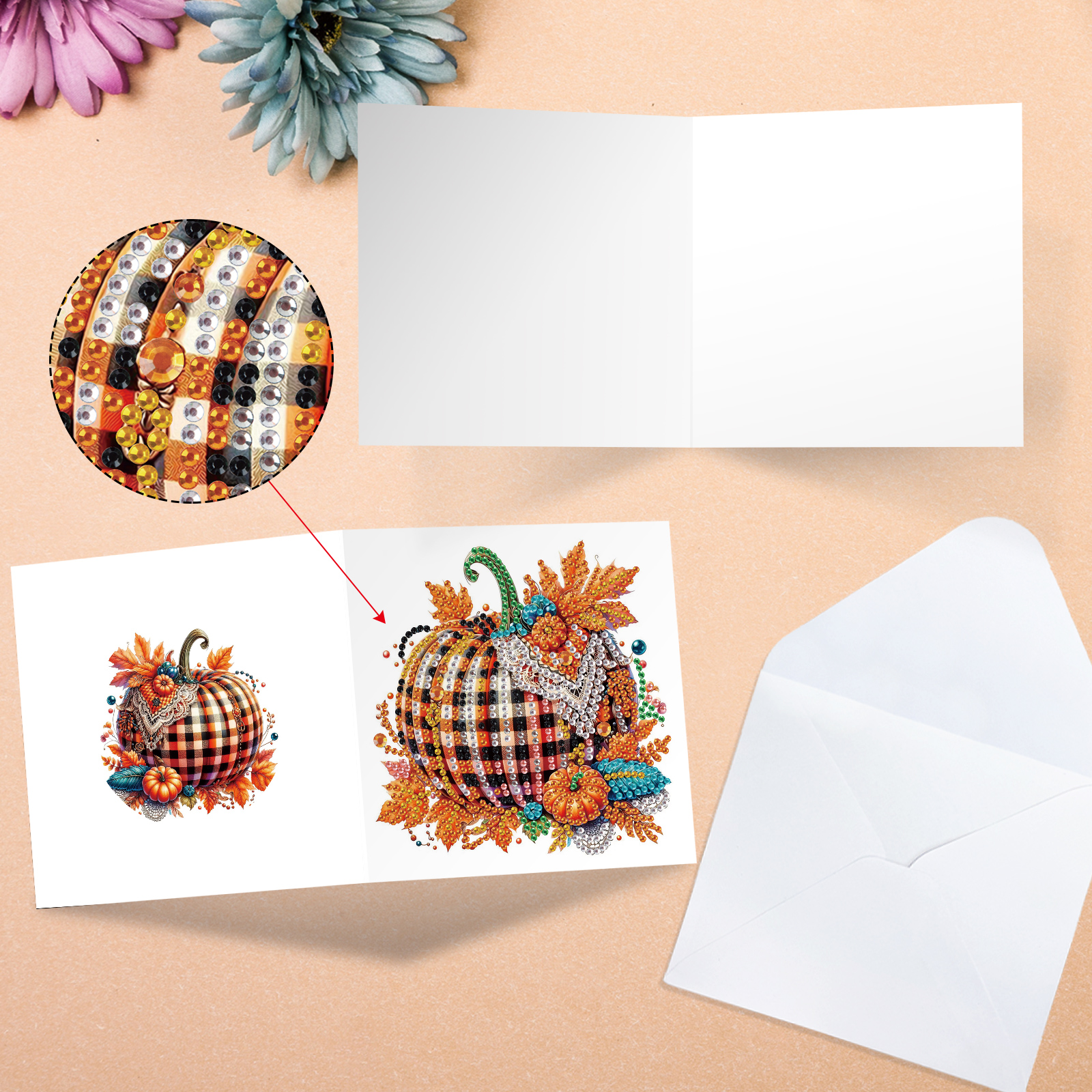 6Pcs Diamond Painting Greeting - Art Craft Kit avaliação e preço