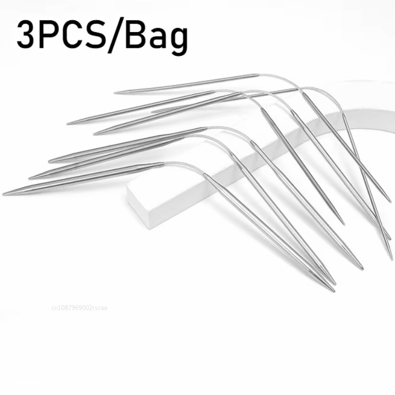 3ps/bag Circular Knit Needles  - Knitting Needle Circular avaliação e preço