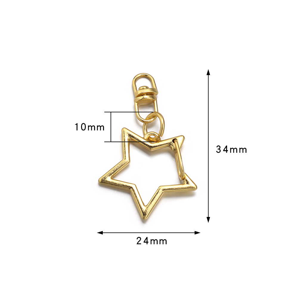 10Pcs Alloy Star Shaped Snap K - Art Craft Gifts avaliação e preço