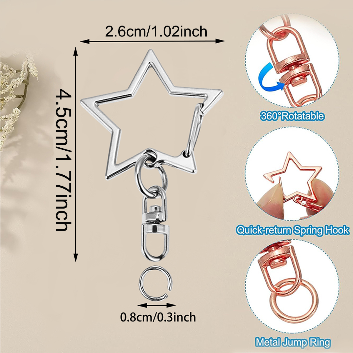10/20/30/50 Set Star Shaped Ro - Art Craft Gifts avaliação e preço