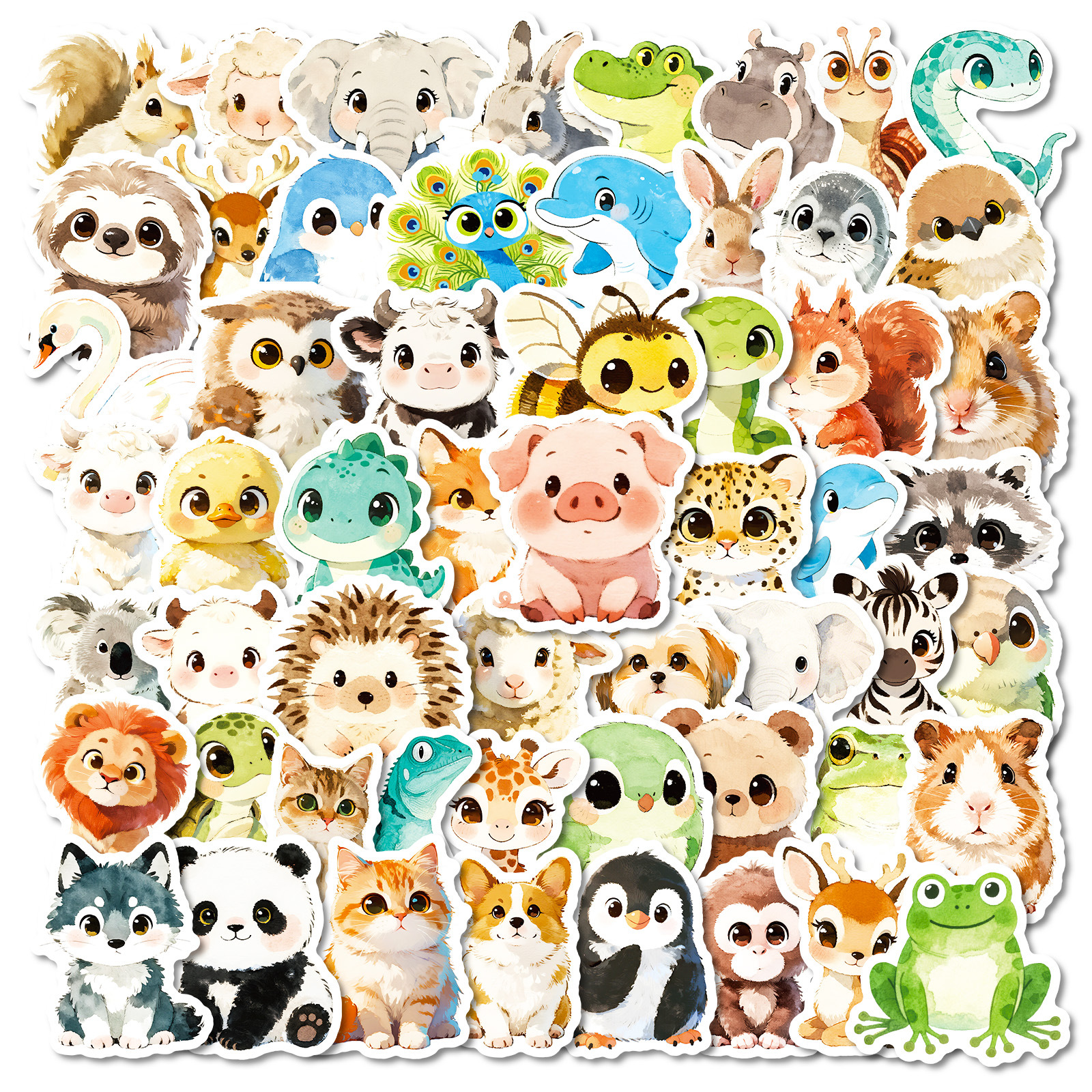 56Pcs Cute Animal Cartoon Graf - Art Craft 3 Year Old avaliação e preço