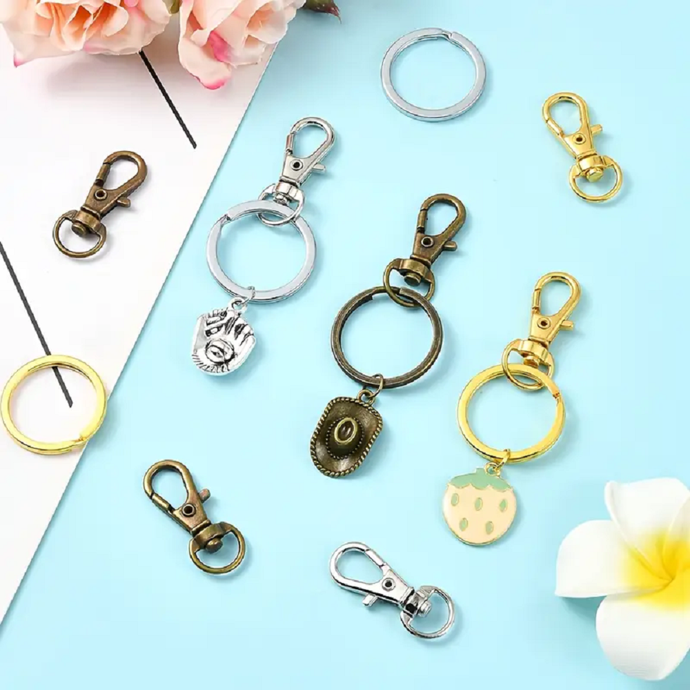 10/20/30/50 Set Swivel Keychai - Art Craft Gifts avaliação e preço