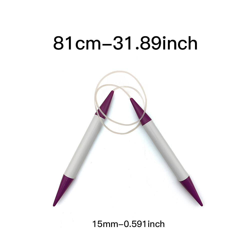 15mm 80mm Circular Needle Knit - Knitting Needle Circular avaliação e preço
