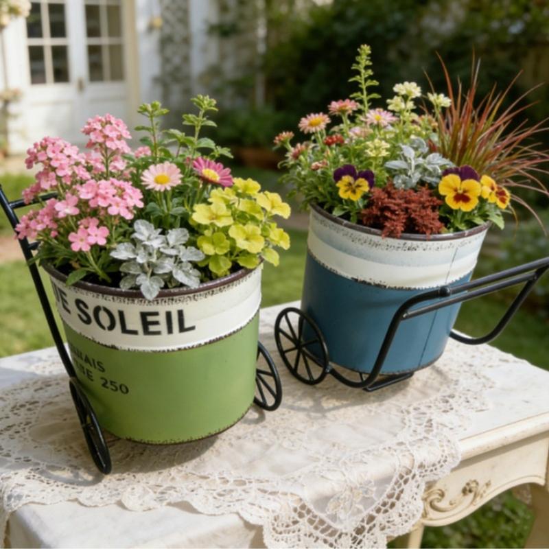 Flower Pot Succulents Planter  - Art Craft Description avaliação e preço