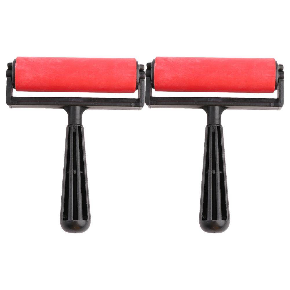 2Pcs Printmaking Rollers Plast - Art Craft Glue avaliação e preço