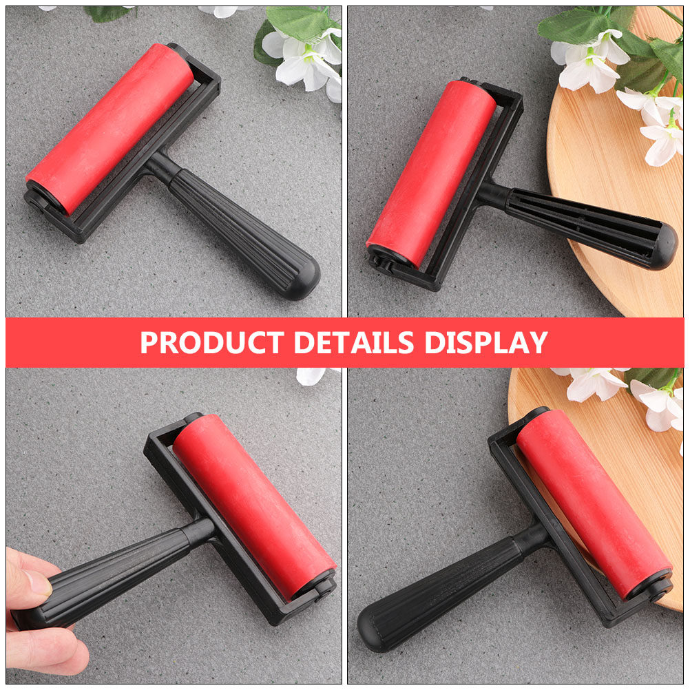 2Pcs Printmaking Rollers Plast - Art Craft Glue avaliação e preço