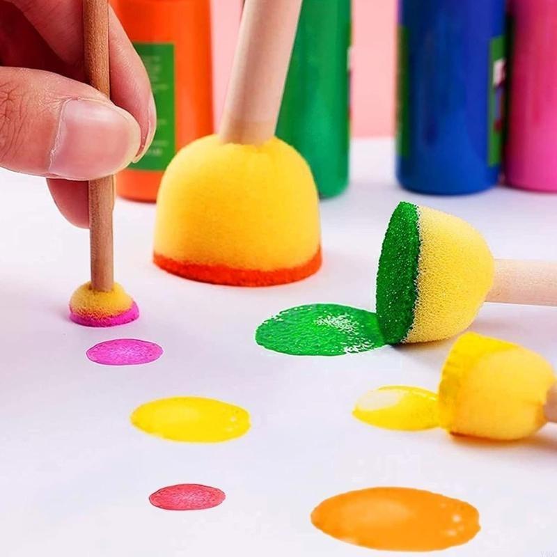 30Pieces Round Sponges Brush S - Art Craft Description avaliação e preço