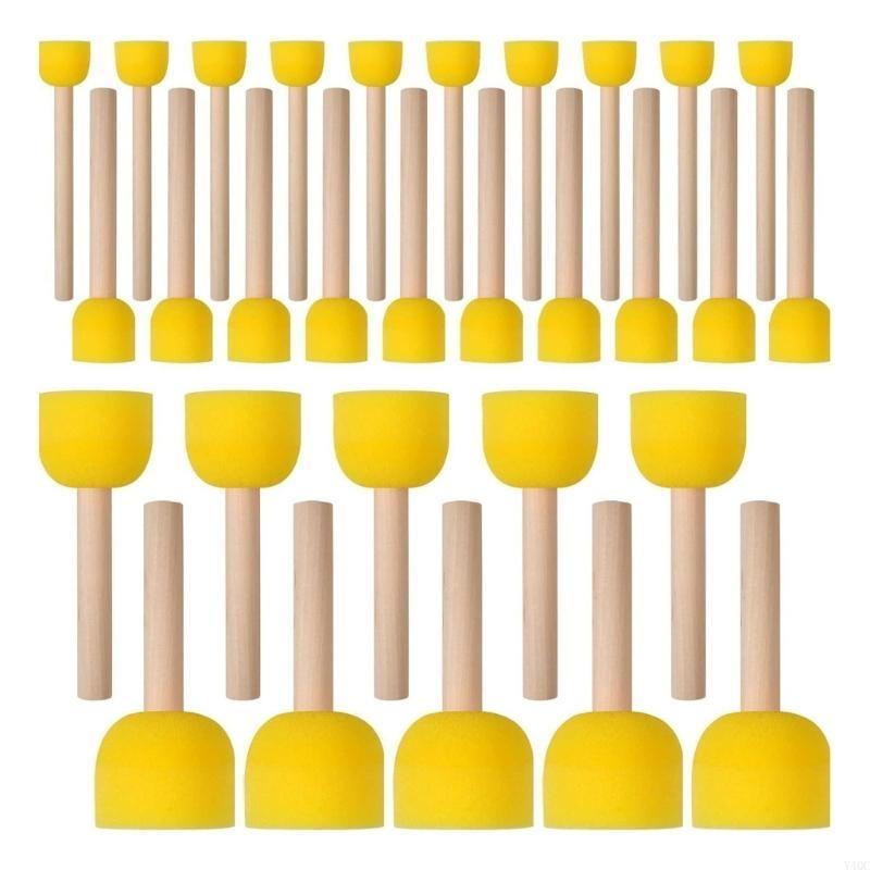 30Pieces Round Sponges Brush S - Art Craft Description avaliação e preço