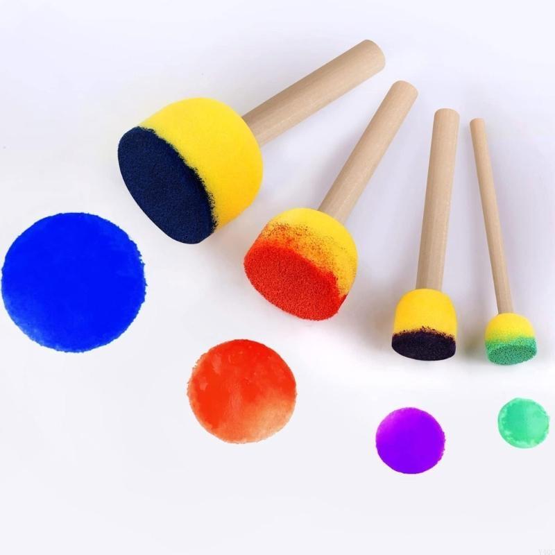 30Pieces Round Sponges Brush S - Art Craft Description avaliação e preço