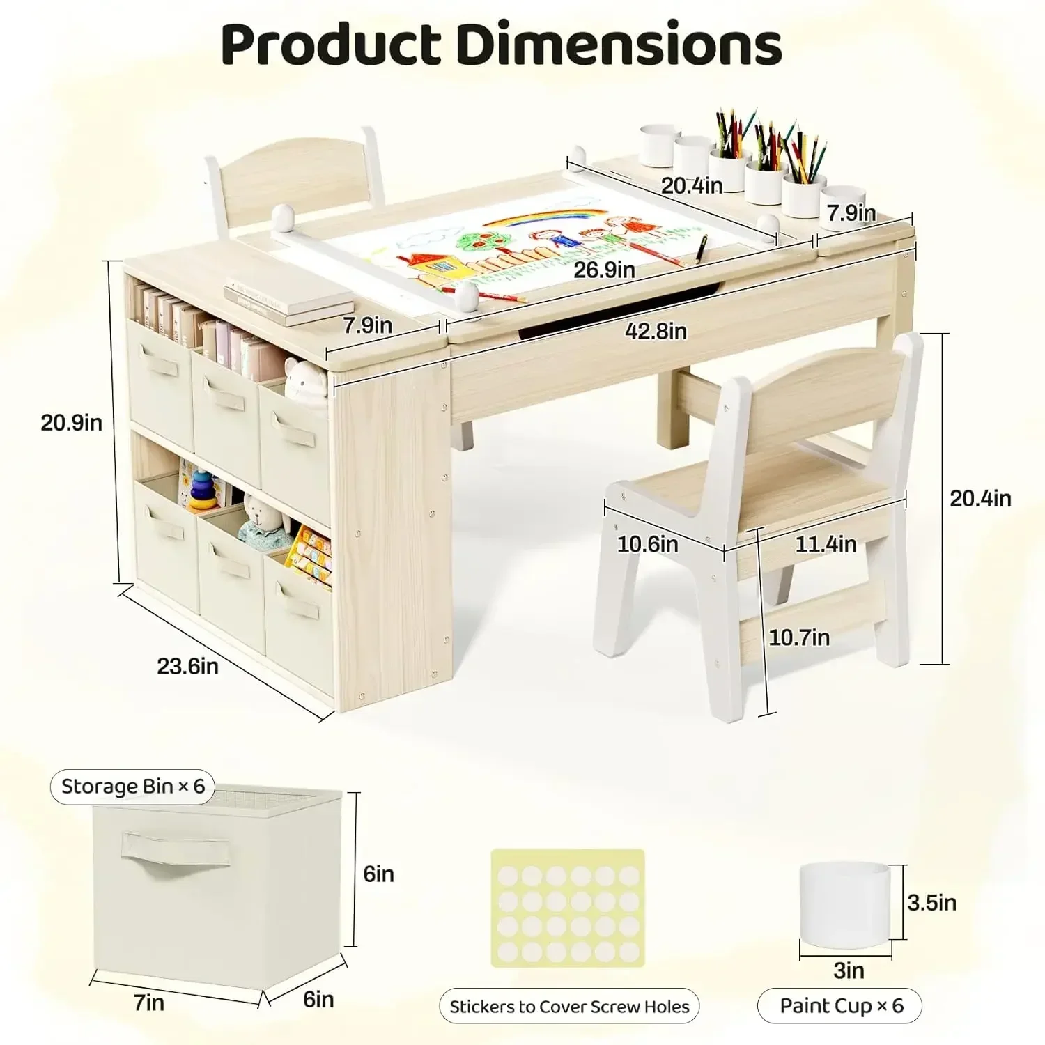 [High-Quality, Hot Deal!]3 in  - Art Craft Toddlers avaliação e preço