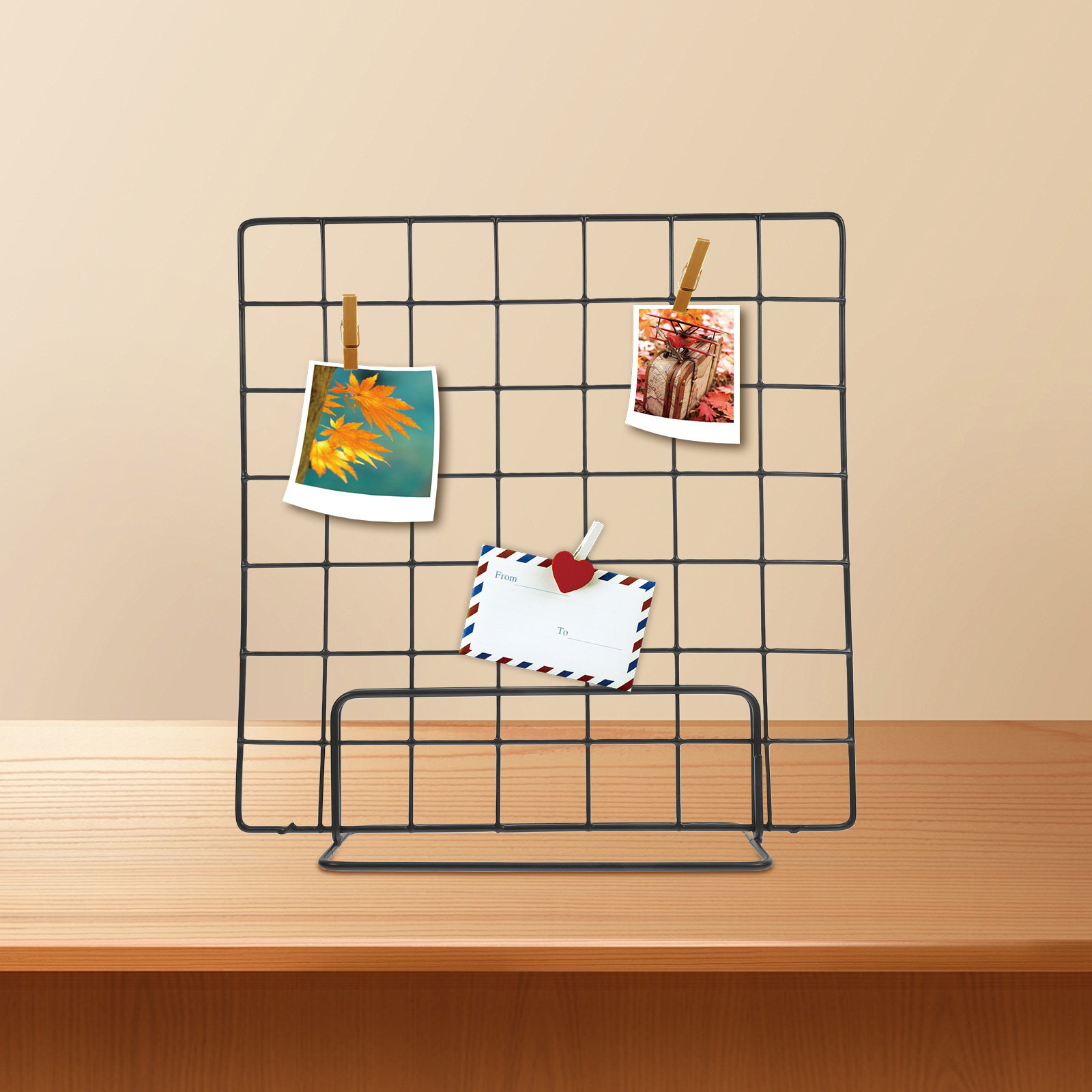 2Pcs Standing Grid Photo Displ - Exhibition Of Art And Craft avaliação e preço