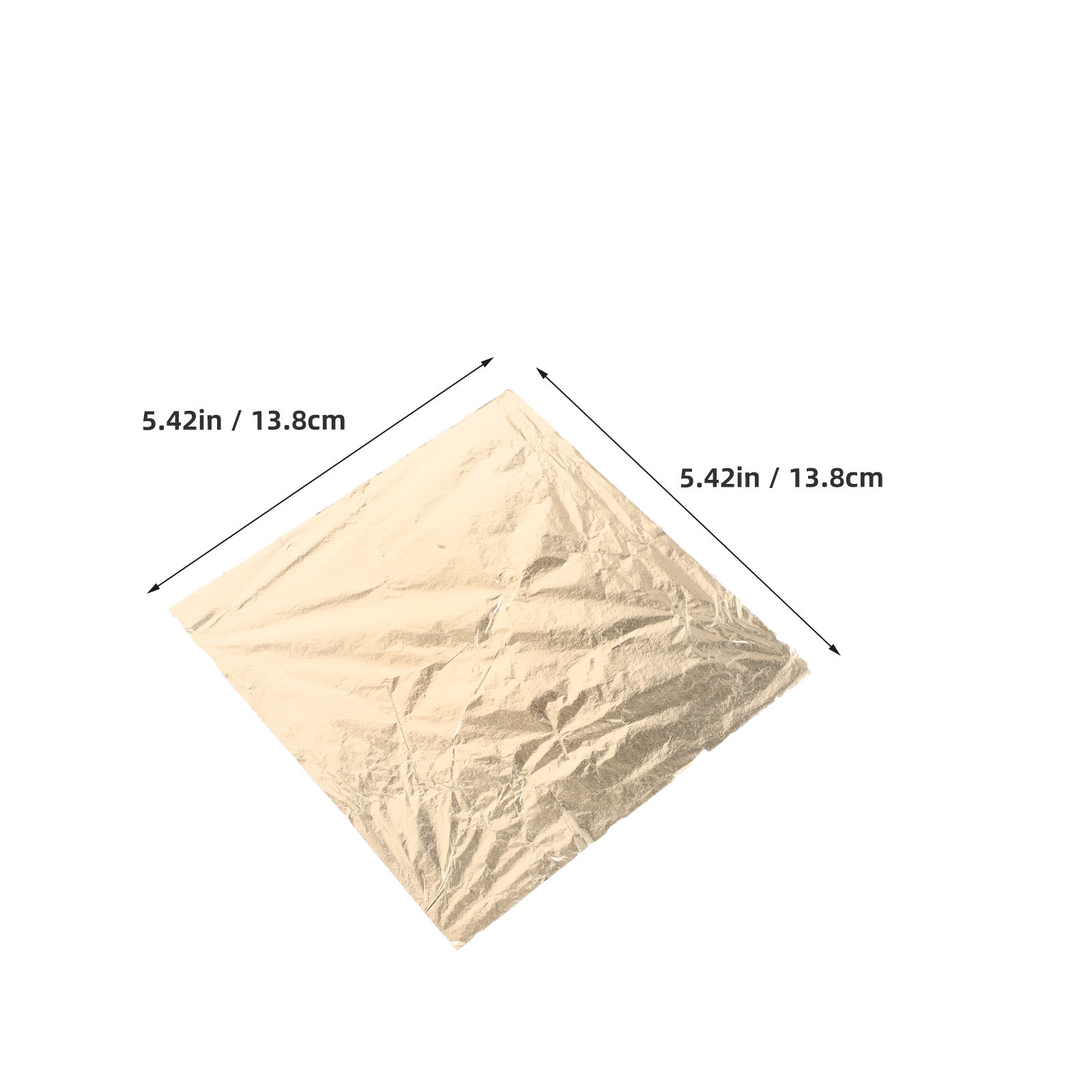 100 Sheets Gold Foil Leaf Pape - Art Craft With Paper avaliação e preço