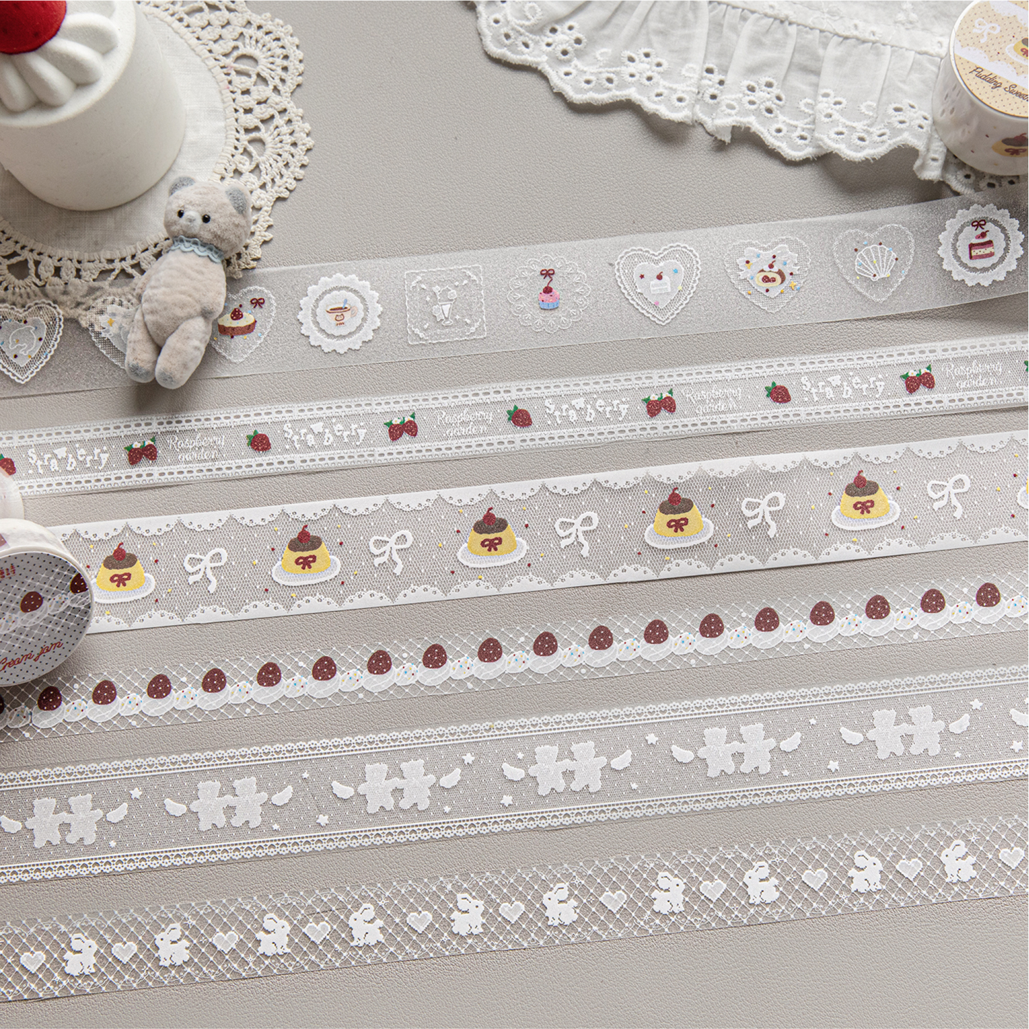 20/30mm*2m lace border PET Tap - Art Craft Journal avaliação e preço